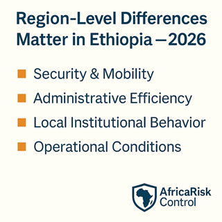 Regional Difference Impact in Ethiopia’s 2026 Investment Feasibility
