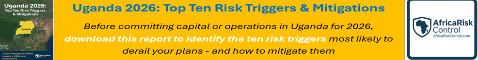 Uganda 2026: Top ten Risks By ARC