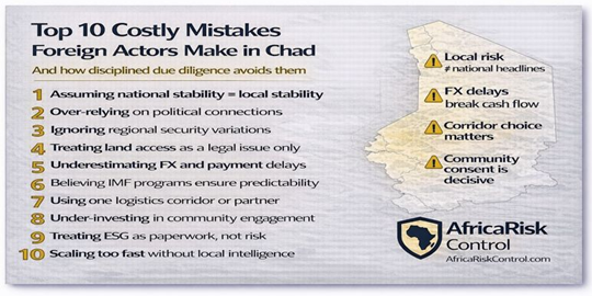 Why Political Risk in Chad Is Not About Elections