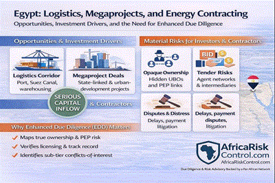Egypt 2026 Logistics, Megaproject Contracting, and Energy Transition