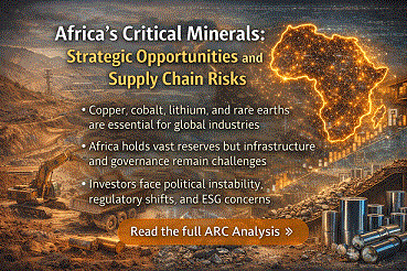Africa’s Critical Minerals Strategic Opportunities and Supply Chain Risks